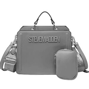 Steve Madden Bevelyn Convertible Crossbody Bag, Gravity Grey